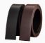 Picture of Minotaur leather belt male unleaded toothless automatic buckle headless roller toothless hole 3.5 cm belt